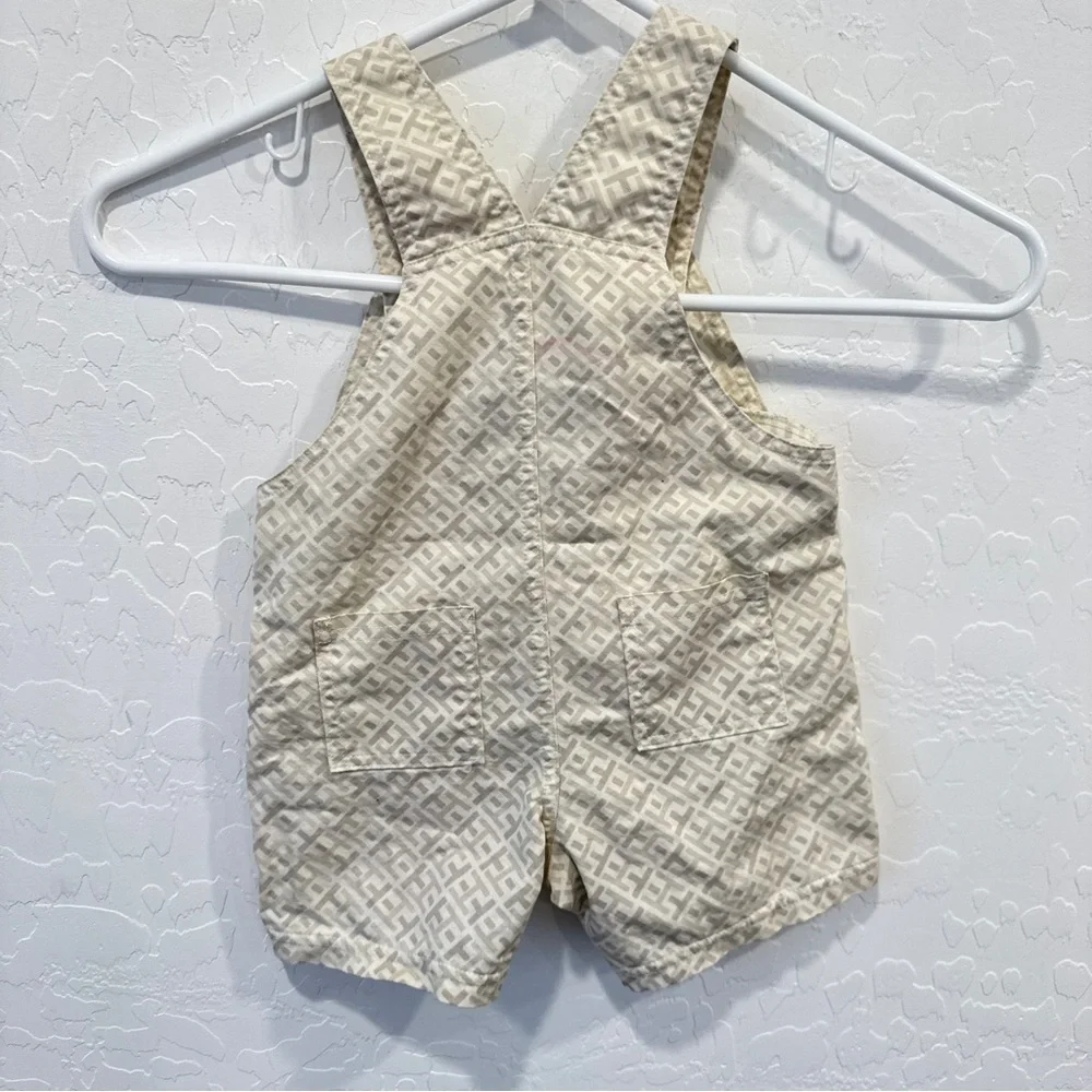 Tommy Hilfiger Overalls Baby 6-9 Months Embroidered Cotton Preppy